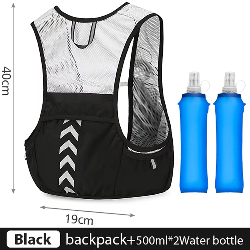 VetixMi Hydration Running Vest 108g Ultralight Waterproof Breathable Mesh for Night Running