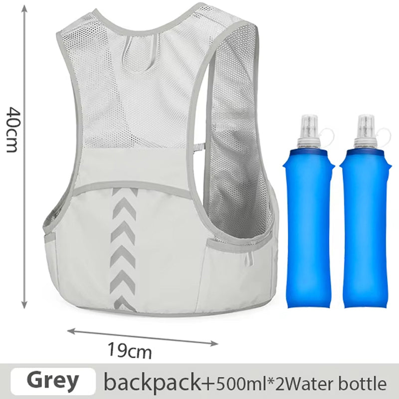 VetixMi Hydration Running Vest 108g Ultralight Waterproof Breathable Mesh for Night Running