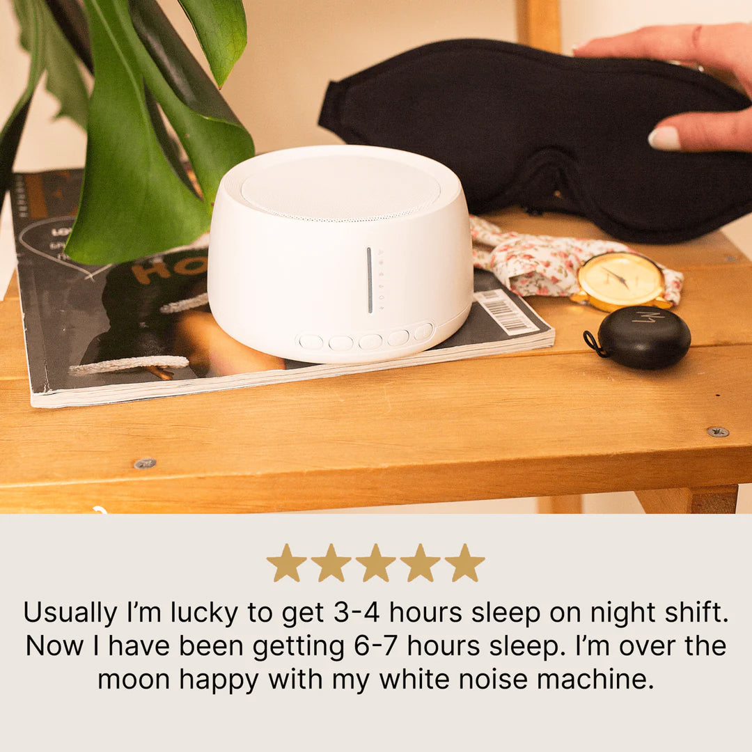 ViWhimix Sleep Sound Machine - 30 High-Fidelity Non-Looping Sounds, 36 Volume Levels, White Noise Machine