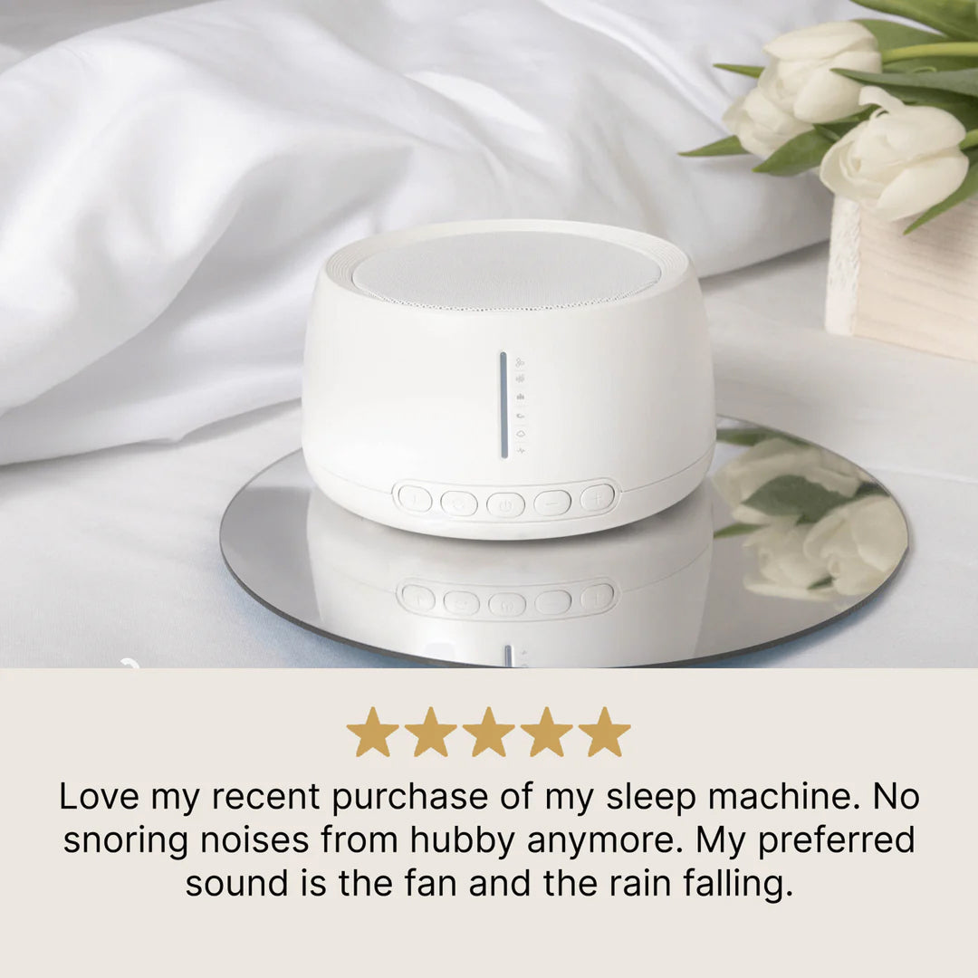 ViWhimix Sleep Sound Machine - 30 High-Fidelity Non-Looping Sounds, 36 Volume Levels, White Noise Machine
