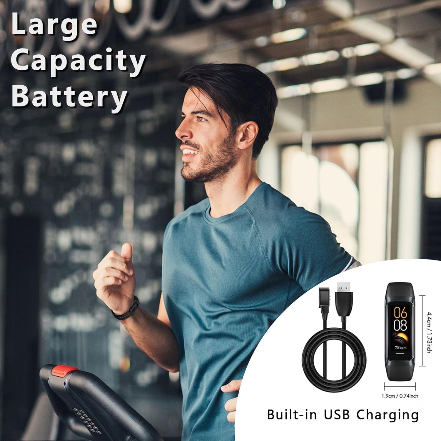 VigoEvo Smart Fitness Tracker with 1.10