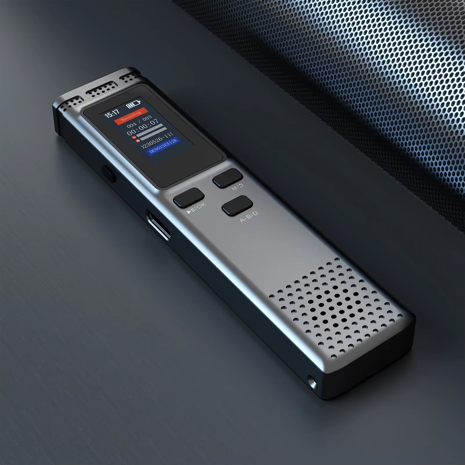 VoiciSnap 64GB Digital Voice Recorder 1536kbps Noise Reduction Voice Activated MP3 Player