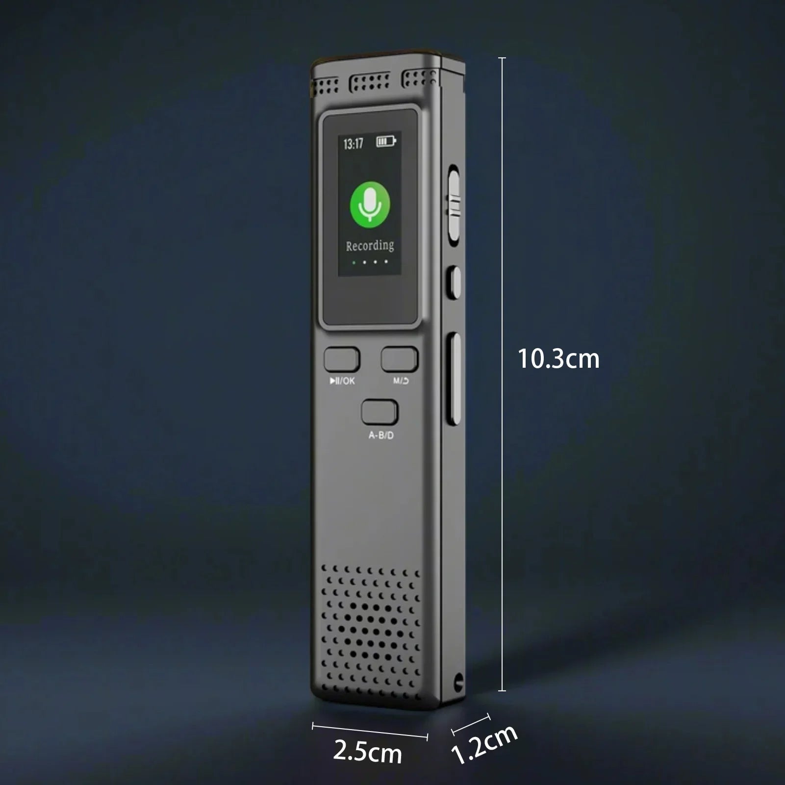 VoiciSnap 64GB Digital Voice Recorder 1536kbps Noise Reduction Voice Activated MP3 Player