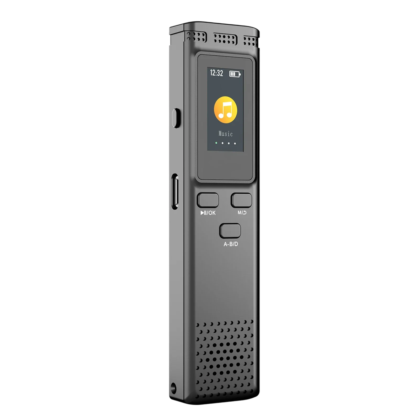 VoiciSnap 64GB Digital Voice Recorder 1536kbps Noise Reduction Voice Activated MP3 Player