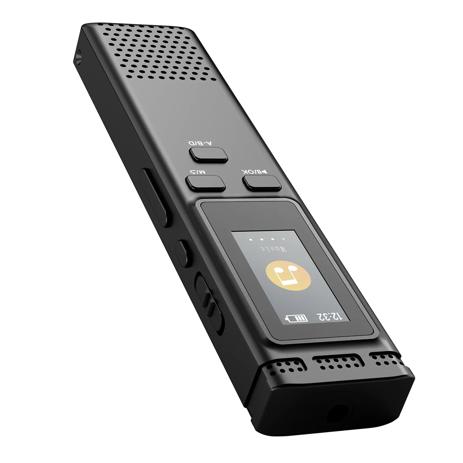 VoiciSnap 64GB Digital Voice Recorder 1536kbps Noise Reduction Voice Activated MP3 Player