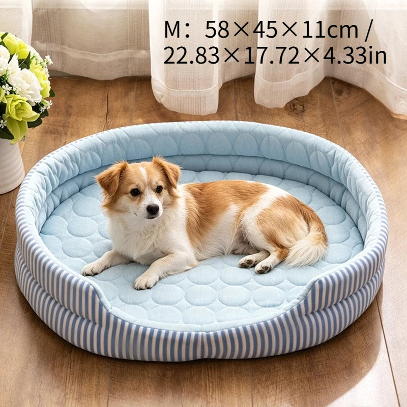 WelRigno Cooling Dog Bed Pressure Relief Breathable Pet Mat