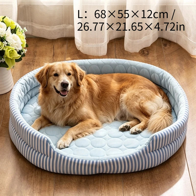 WelRigno Cooling Dog Bed Pressure Relief Breathable Pet Mat