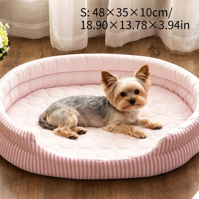 WelRigno Cooling Dog Bed Pressure Relief Breathable Pet Mat