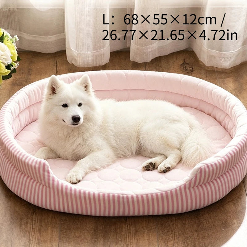 WelRigno Cooling Dog Bed Pressure Relief Breathable Pet Mat
