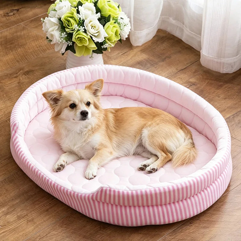 WelRigno Cooling Dog Bed Pressure Relief Breathable Pet Mat