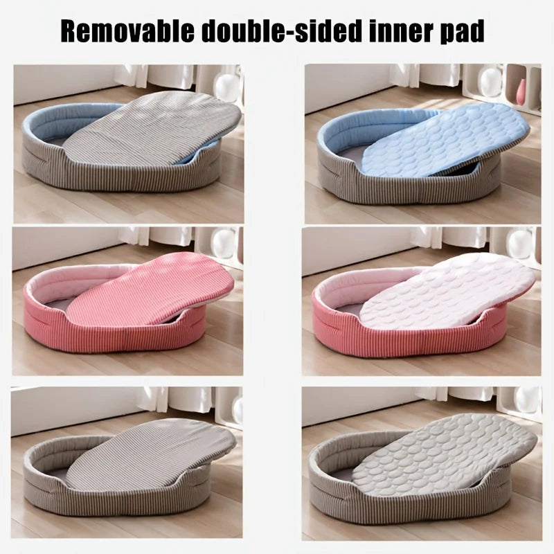 WelRigno Cooling Dog Bed Pressure Relief Breathable Pet Mat