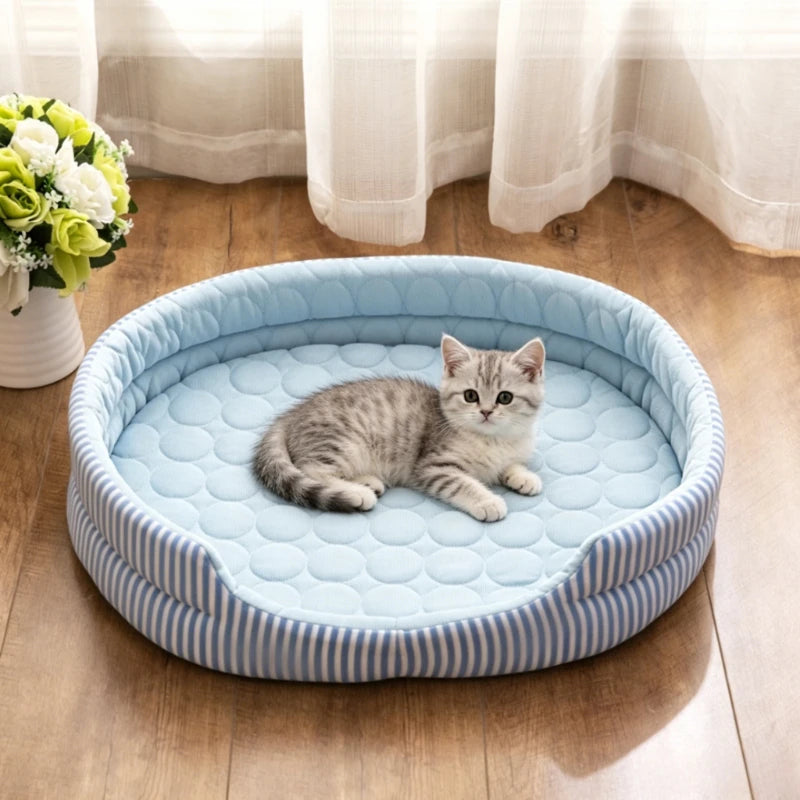WelRigno Cooling Dog Bed Pressure Relief Breathable Pet Mat