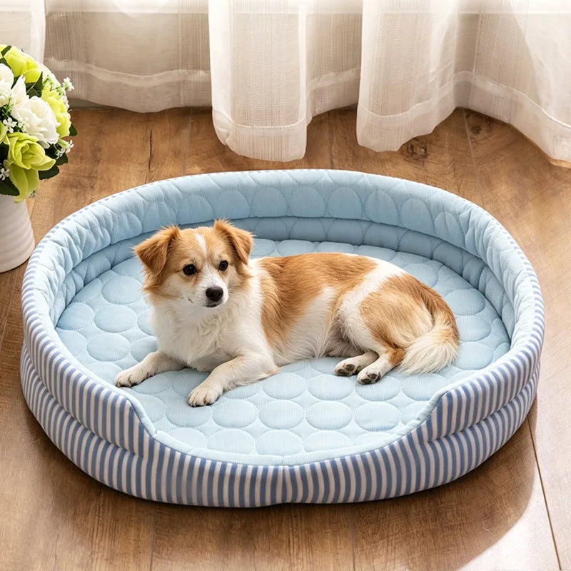 WelRigno Cooling Dog Bed Pressure Relief Breathable Pet Mat