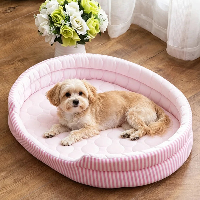 WelRigno Cooling Dog Bed Pressure Relief Breathable Pet Mat