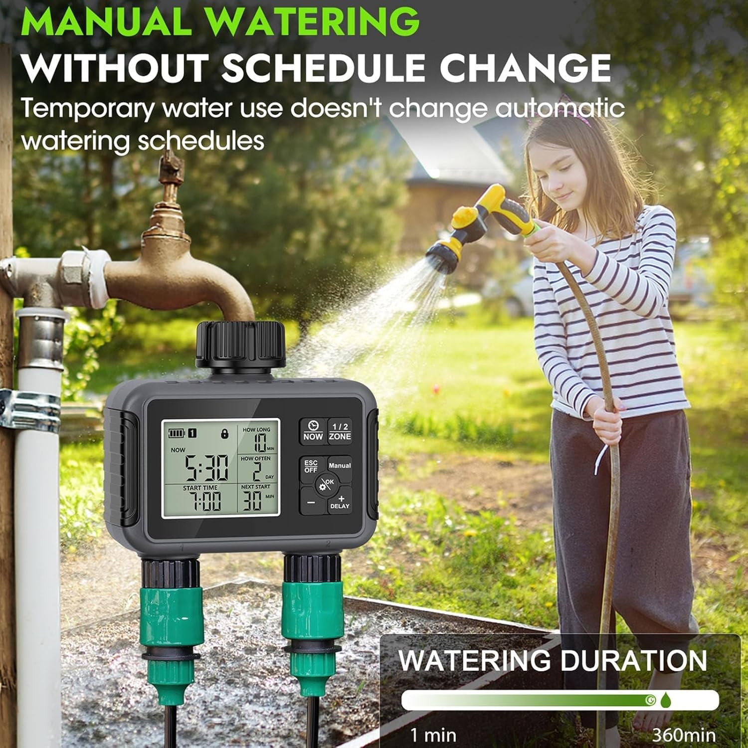WiseDrox Smart Sprinkler Controller - Wi-Fi Irrigation System Timer