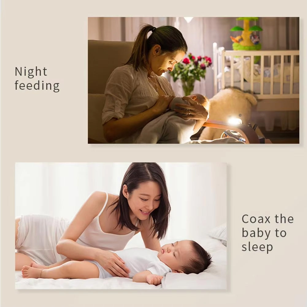 WixPowi Smart Baby White Noise Machine with RGB Infinite Dimming, 30-Hour High-Endurance Battery and 10 Premium Sleep Tracks