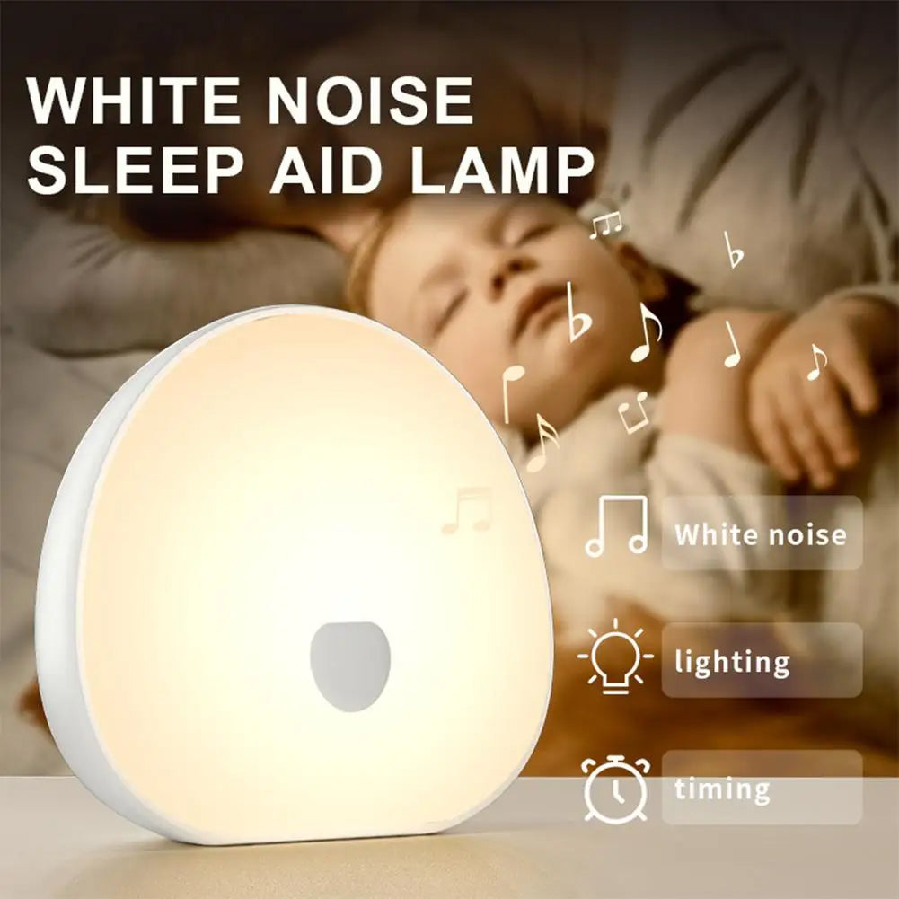 WixPowi Smart Baby White Noise Machine with RGB Infinite Dimming, 30-Hour High-Endurance Battery and 10 Premium Sleep Tracks