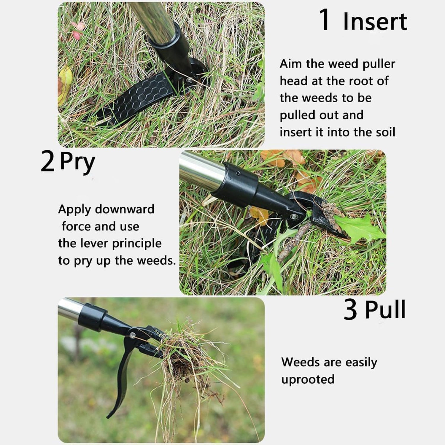 ZasJanee Stand-Up Weed Puller 40